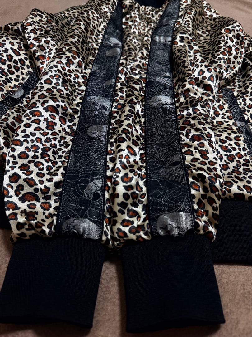 美品 ２面用 JUNKY 日本スカジャン unisex レーヨン マリア バラ