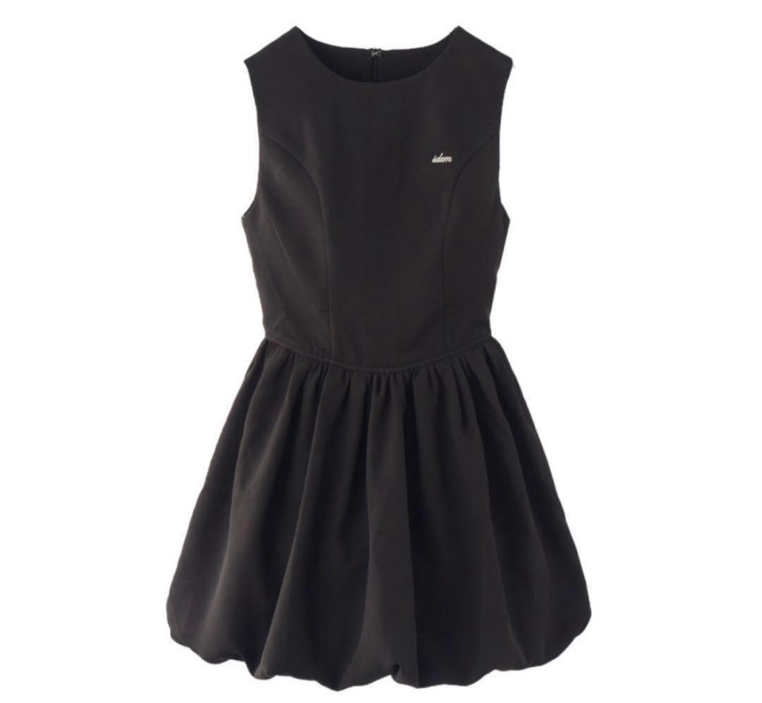 idem イデム　balloon mini onepiece ブラック