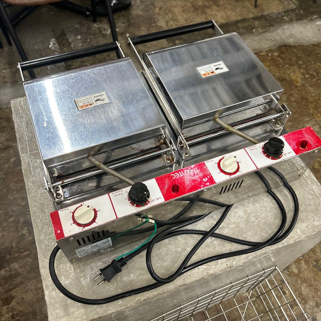 【ワッフルメーカー】ST-2（サンテック）/業務用ワッフル/ワッフル機械