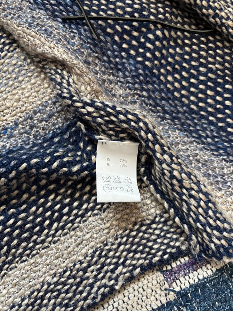 kapital 羽織　朝　刺子　コンチョボタン