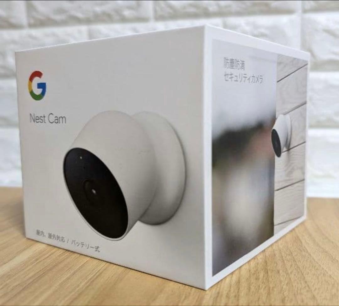 Google Nest Cam ワイヤレスカメラ　屋内、屋外対応　バッテリー式