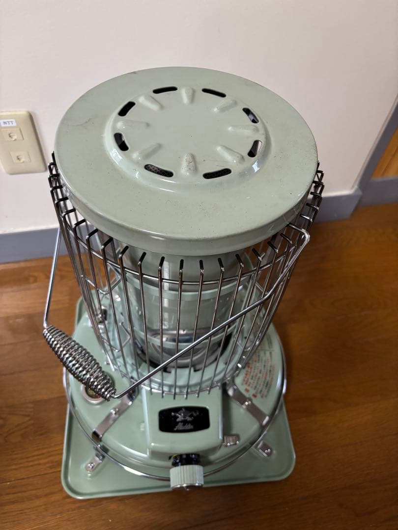 アラジン　石油ストーブ　ブルーフレームヒーター　グリーン