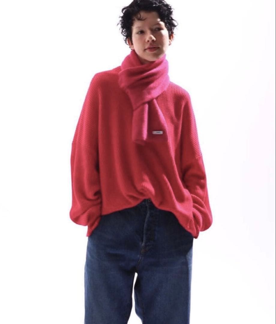 ジャーナルスタンダードラックス　コットンアゼクルーネックプルオーバー