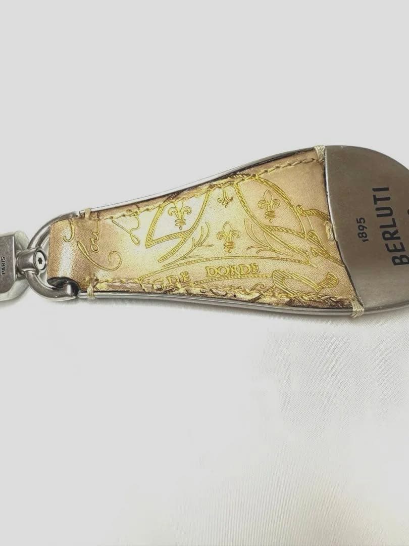 BERLUTI ベルルッティ　フルスクリットレザー　シューホーンキーリング