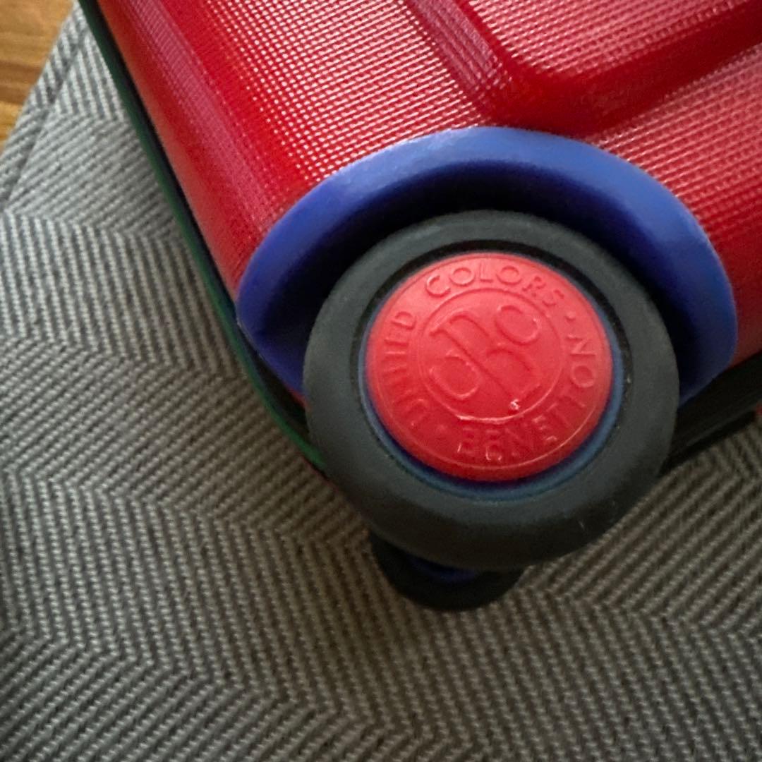 BENETTON キャリケース 美品 レトロ カラフル