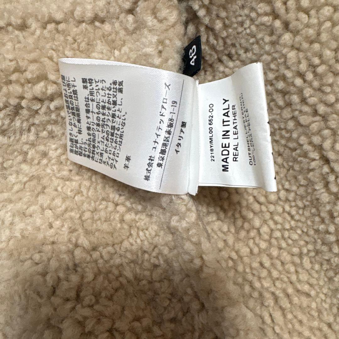 【値引き交渉可】美品 SALFRA リアル ムートンコート 羊革 イタリア製