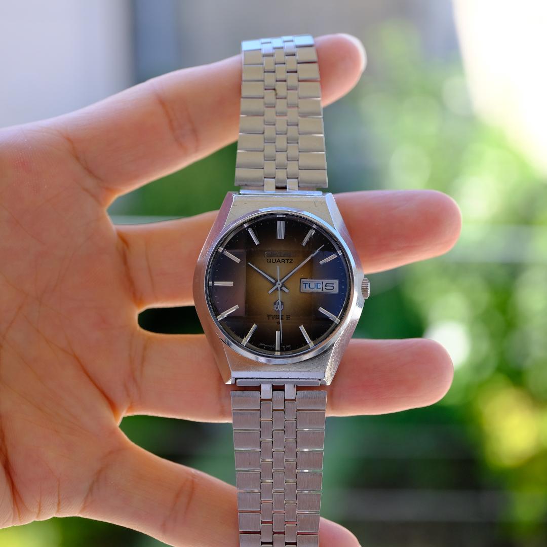 [稼働] SEIKO TYPE II 1976 ケース37mm 新規電池