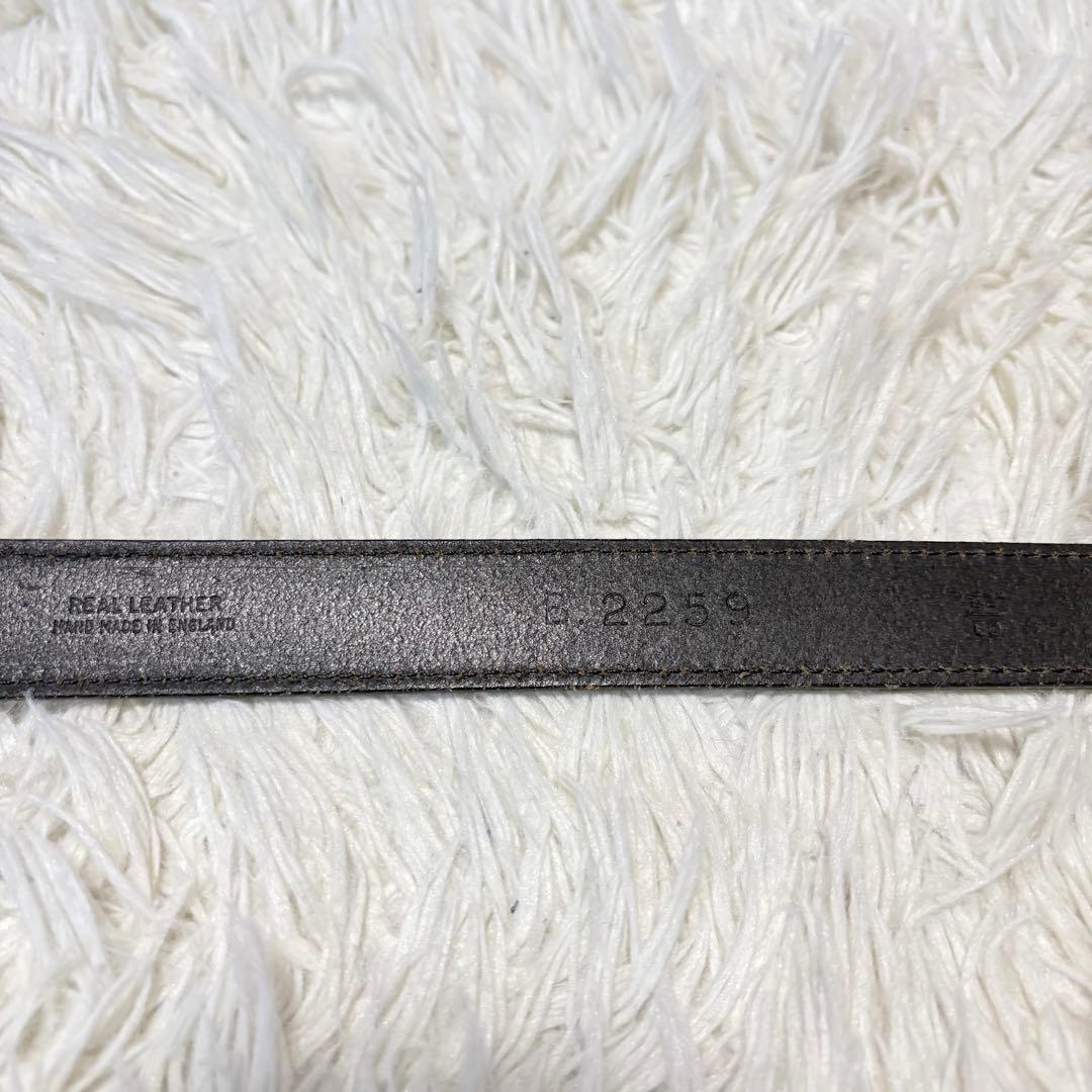 【希少】 Whitehouse cox ウエスタンベルト　B.2259 黒　銀