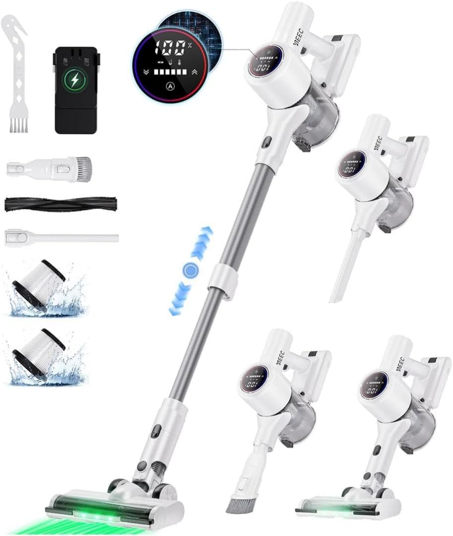 早い者勝ち❣️ 掃除機 コードレス 白 掃除 ホワイト