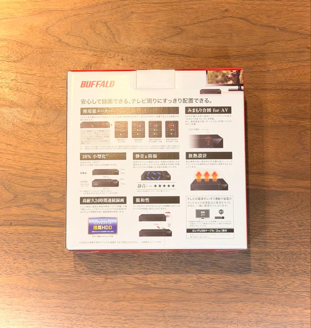 ✨販売台数No. 1✨美品✨BUFFALO 外付けハードディスク 4TB 4K