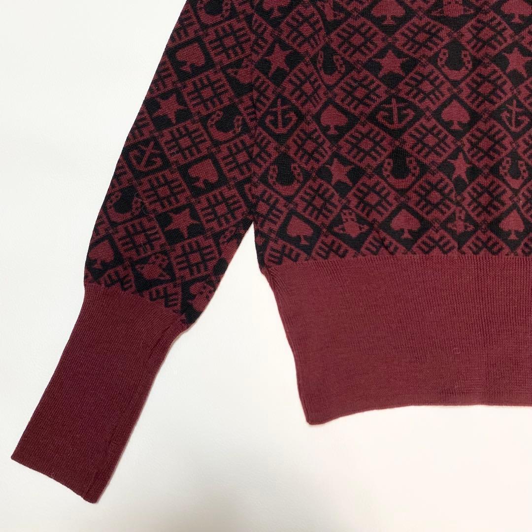 ヴィヴィアンウエストウッド　ニット　オーブ　ダイヤモンド　スペード　星　いかり