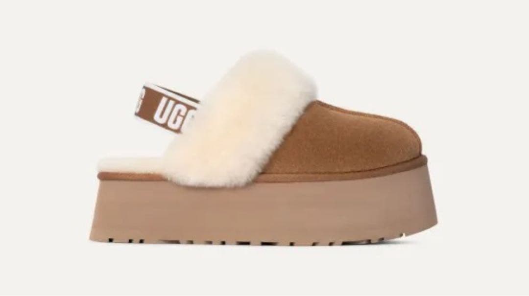 UGG FUNKETTE ファンケット レディースサンダル チェスナット25cm