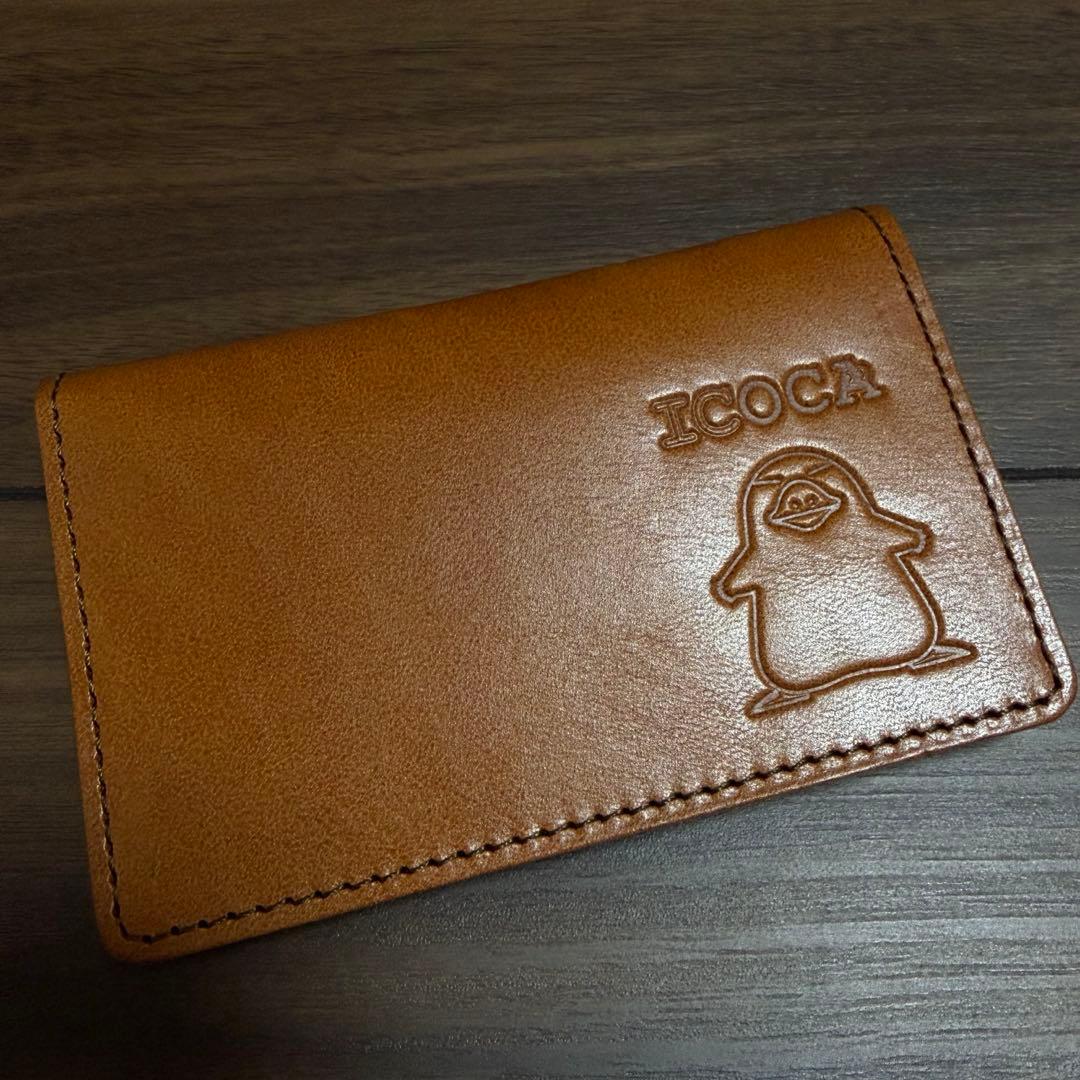 レア限定50個販売品　カモノハシのイコちゃんレザー名刺入れ