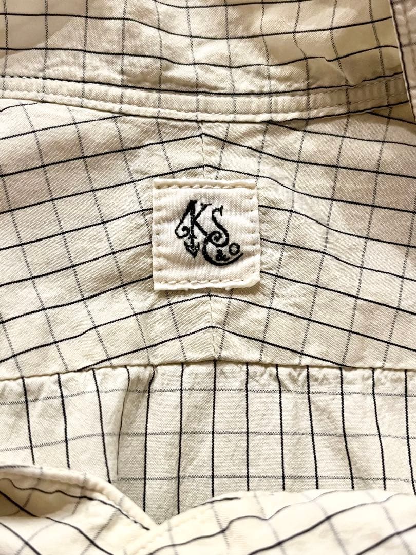 kaptain sunshine キャプテンサンシャインのバンドカラーシャツ