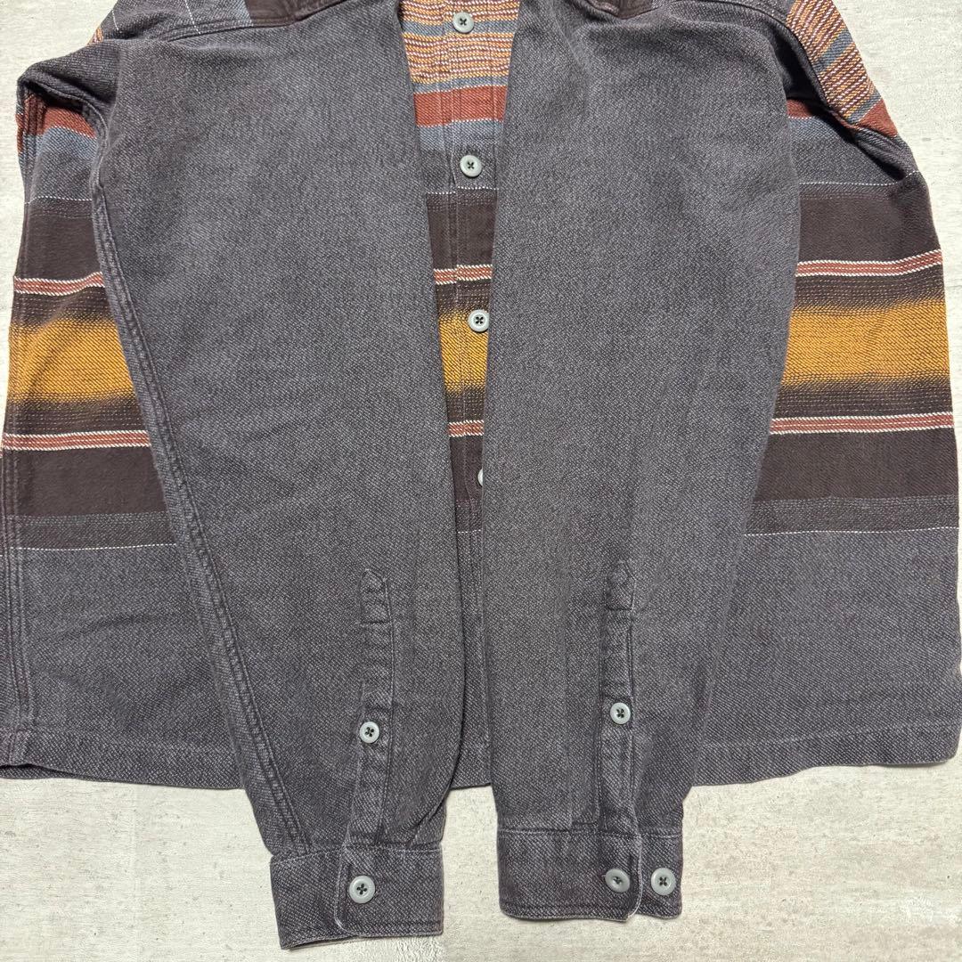 patagonia 02年 ポルトガル製 ? ヘビーフランネルシャツ ブラウン