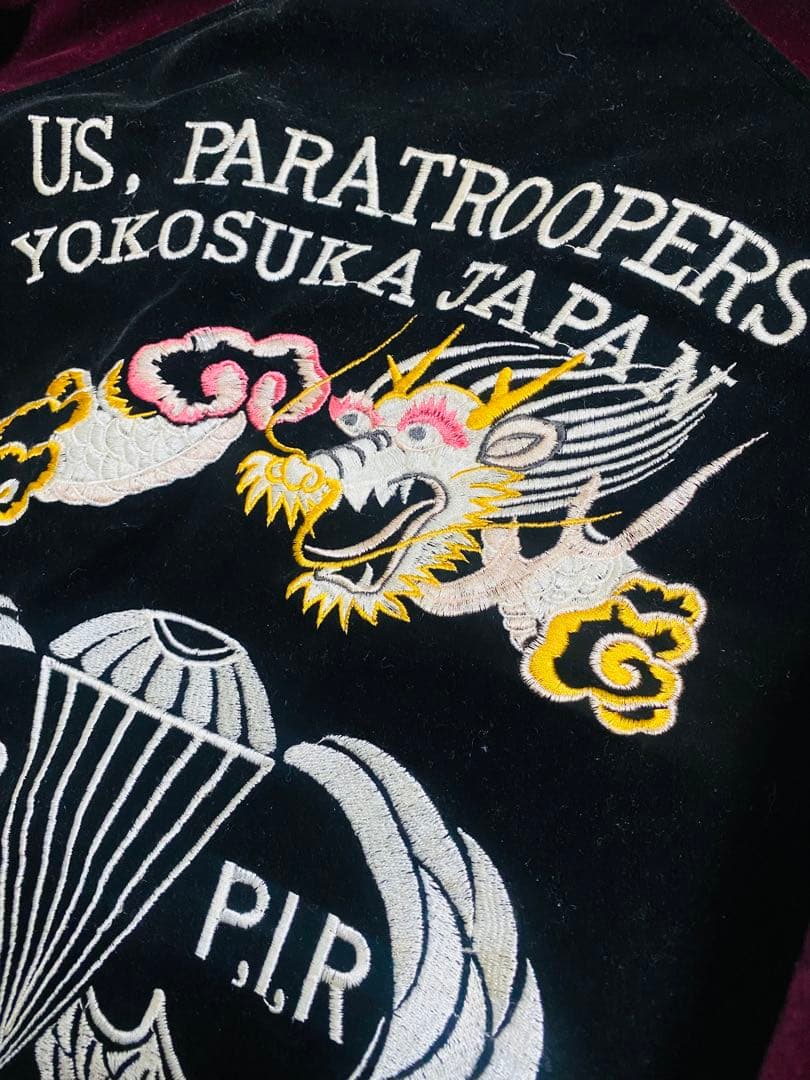 TEN CARAT US 美品 別珍 日本 スカジャン 龍限定 unisex 珍