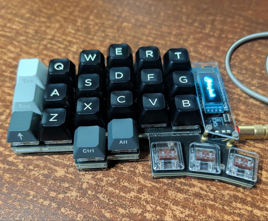 keyball44 半田付け不要 黒仕様　値下げ交渉受けます。