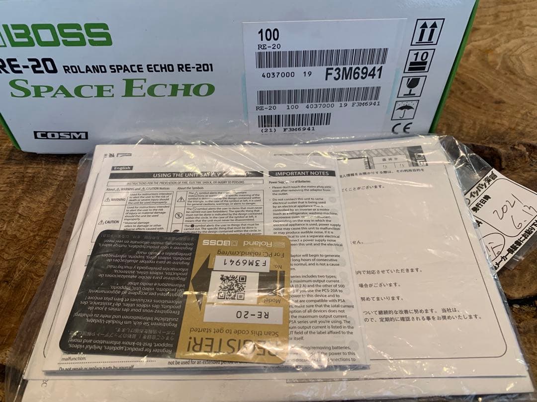 boss re-20 space echo 完動品　美品　付属品有