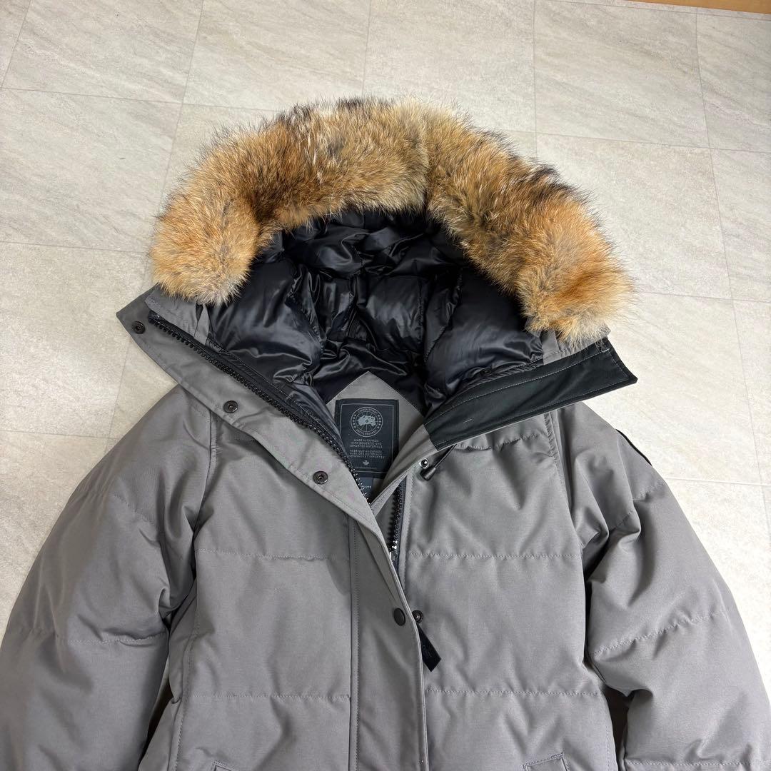 未使用級！カナダグース　最高峰ブラックレーベル　シェルバーンパーカダウン ファー