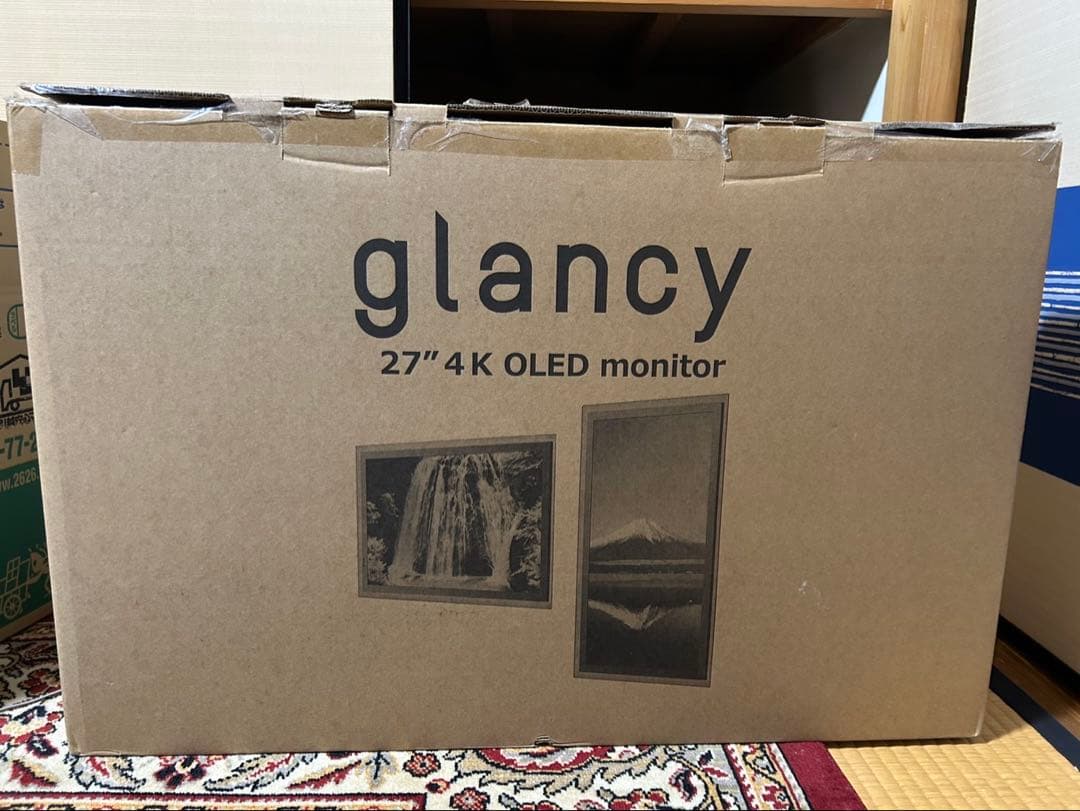 glancy 純国産　27インチ 4K 有機EL モニター