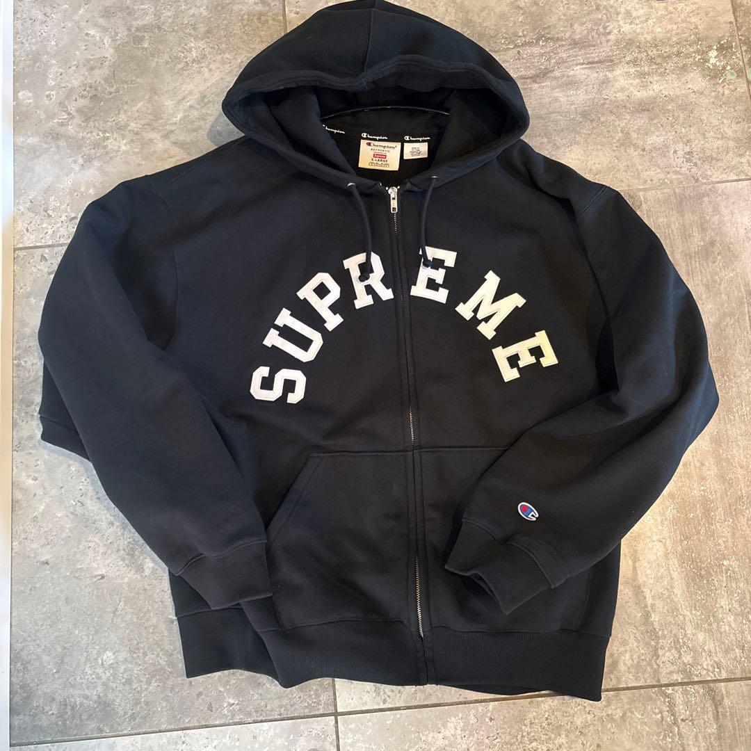 トップス Supreme Champion ZipUp Hooded Sweatshirt