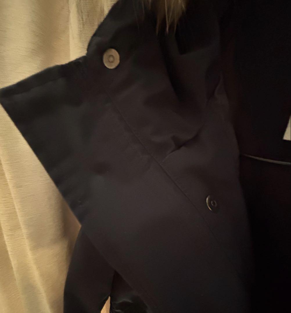 DANTON レディースロングダウン ネイビー 36