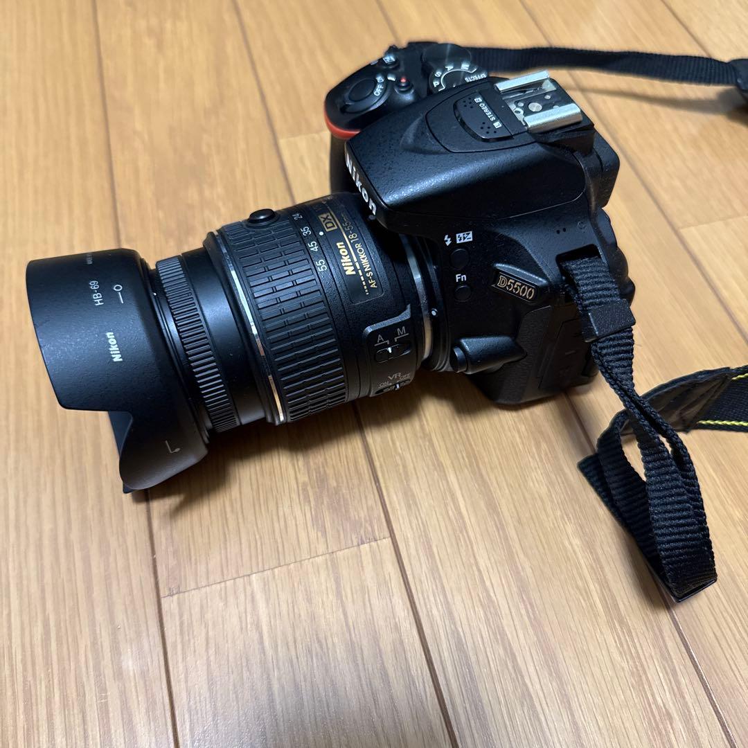 【中古】Nikon D5500 ダブルズームキット ブラック