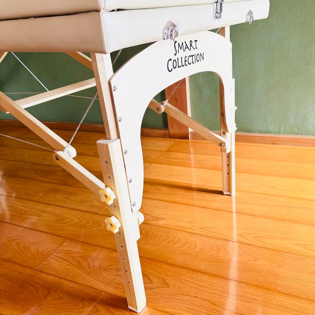 折りたたみベッド リクライニング機能付き ベージュ