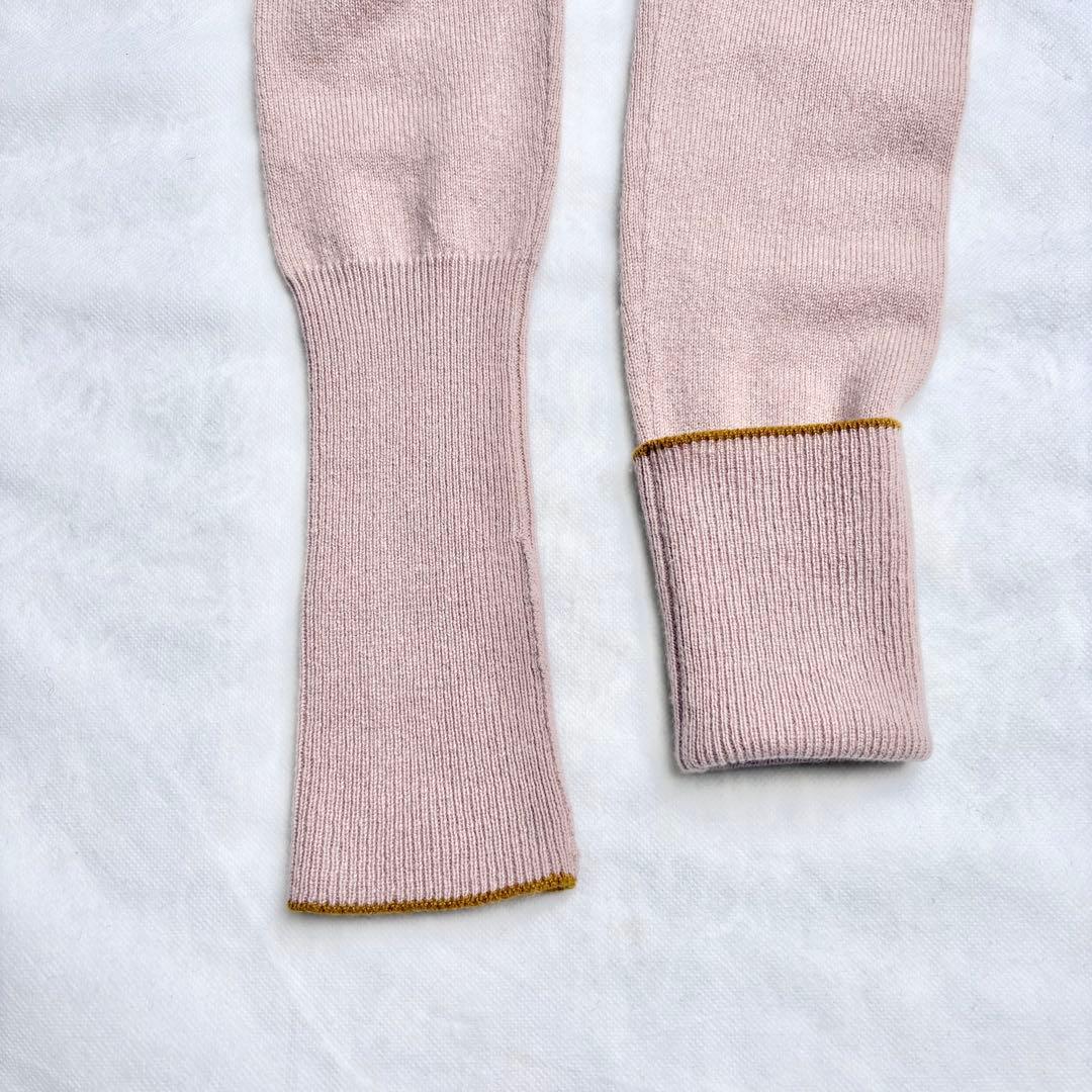 ロロピアーナ ベビーカシミヤ100% ケーブルニットセーター 薄手 ロールアップ