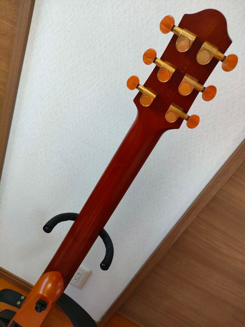 美品サイレントギターYAMAHA SLG110Sケース アダプタ プリアンプ付