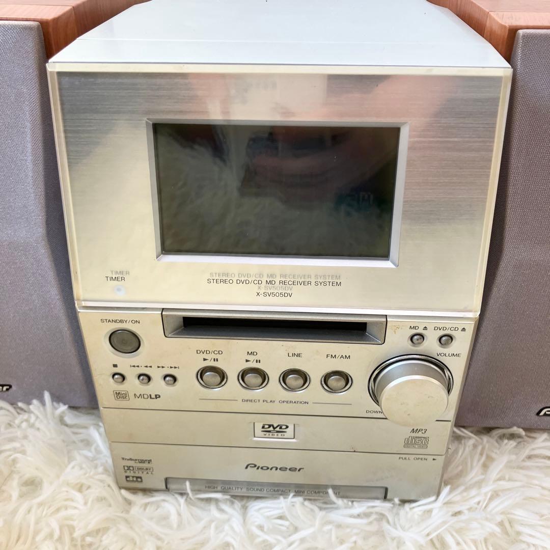 Pioneer XV- SV505DV DVD/CD/MD ミニコンポ