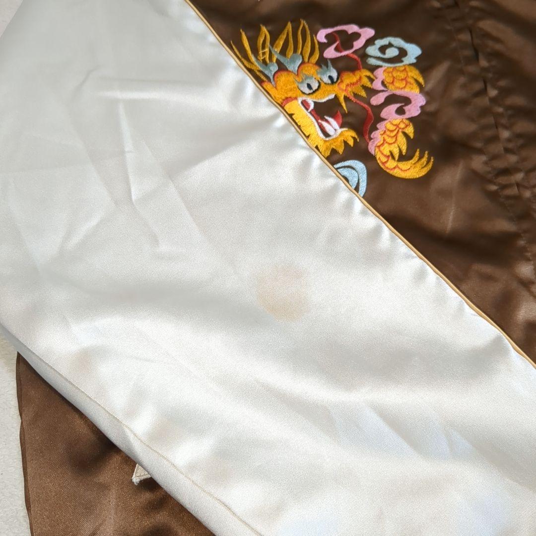 テーラー東洋 スカジャン リバーシブル 虎 横田基地 ブルー Mサイズ