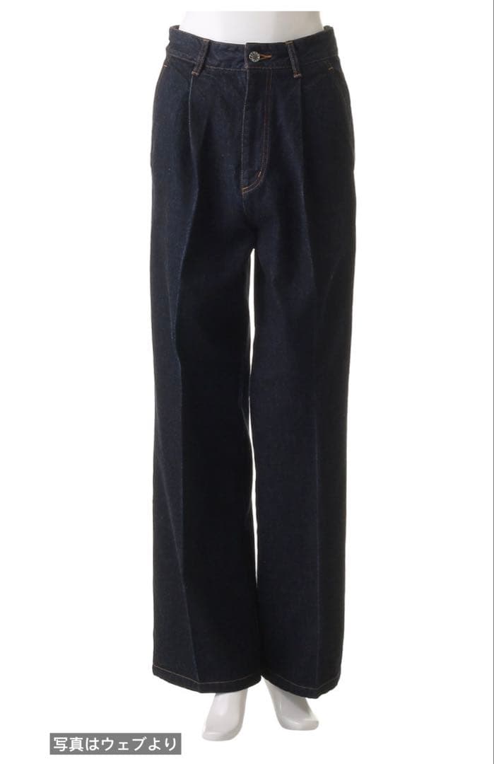 【超美品】MY WEAKNESS Denim Wide Pants サイズ 25
