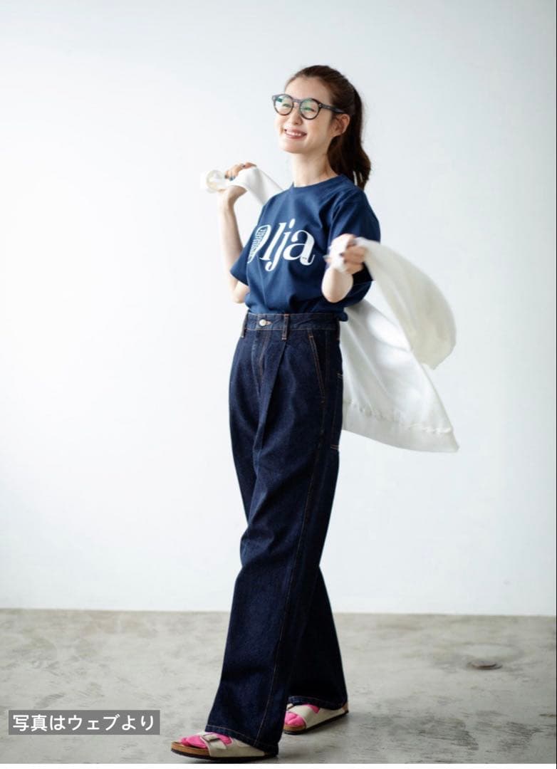 【超美品】MY WEAKNESS Denim Wide Pants サイズ 25