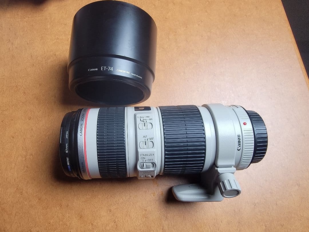 Canon EF 70-200mm F4L IS USM + 保護フィルター付き