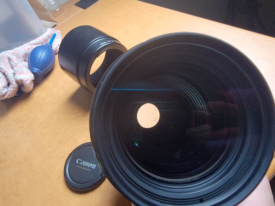 Canon EF 70-200mm F4L IS USM + 保護フィルター付き