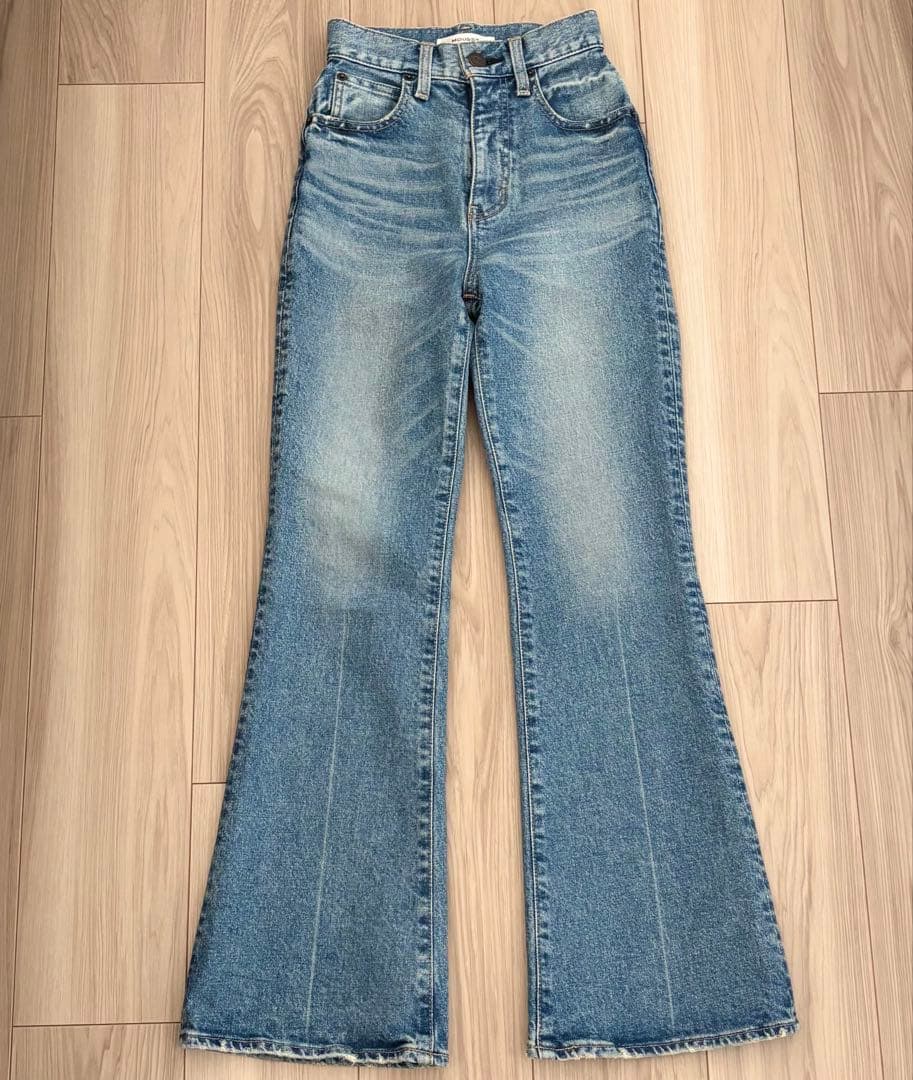 MOUSSY マウジー MVS FLARE フレアデニム BLUE ブルー 22
