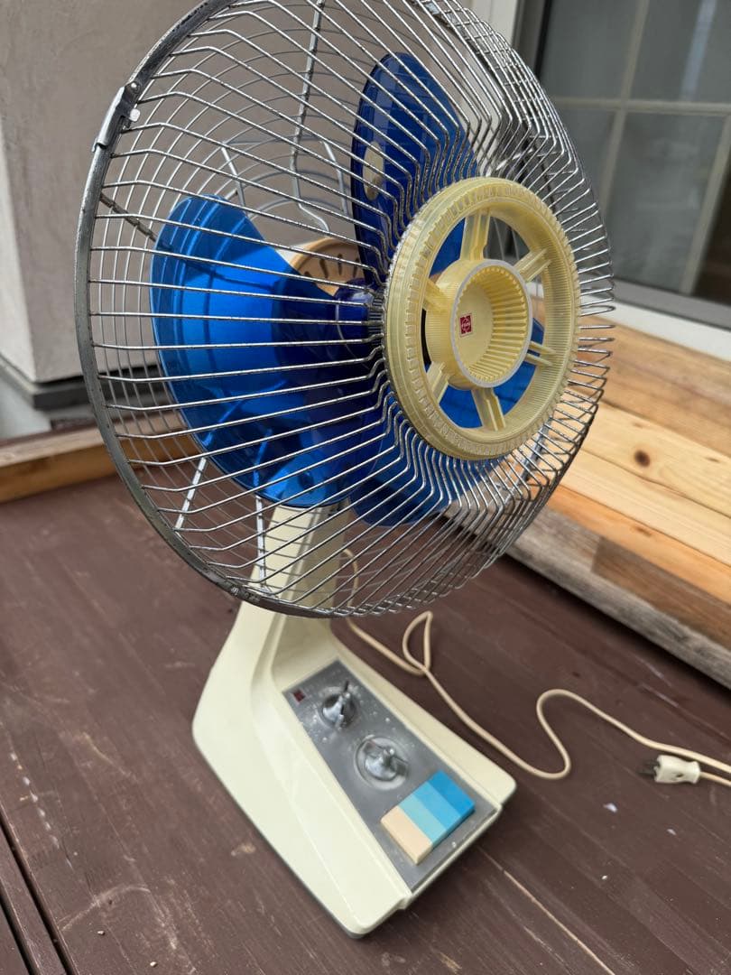 扇風機 F-30FZ 昭和　ナショナル　レトロポップ　アンティーク