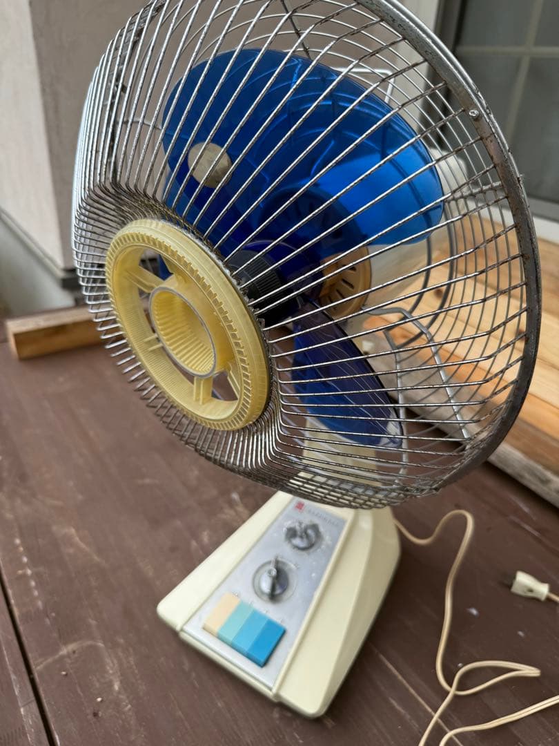 扇風機 F-30FZ 昭和　ナショナル　レトロポップ　アンティーク