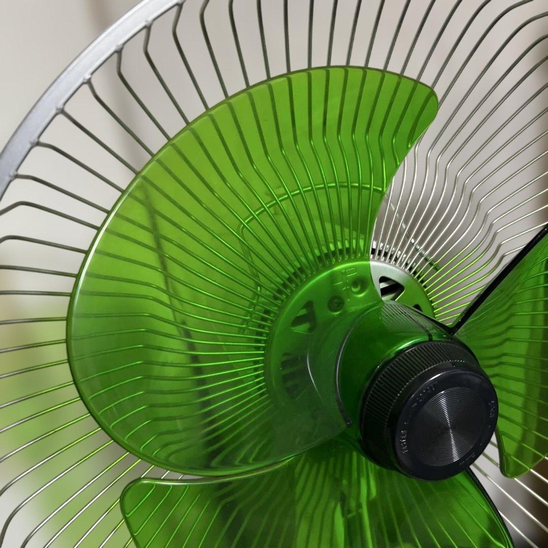 レアなグリーン　SANYO EF-6JB 家庭用扇風機