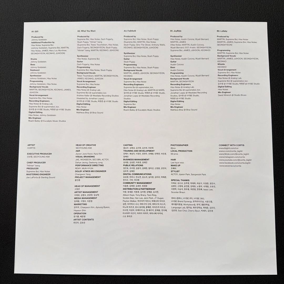 CORTIS コルティス LP vinyl ヴァイナル レコード アナログ