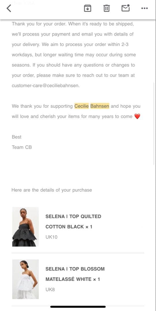 トップス Cecilie Bansen Selena top UK8