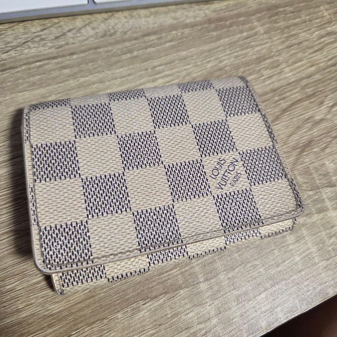 【やまにゃん】LOUIS VUITTON ダミエ 名刺入れ