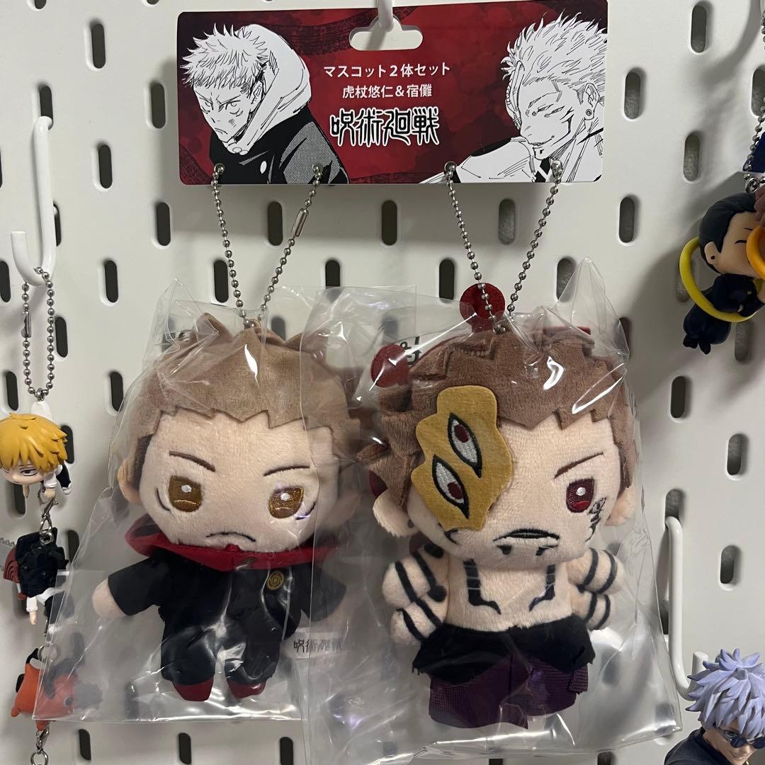呪術廻戦 ジャンプショップ マスコット2体セット 虎杖悠仁 & 宿儺 完売品