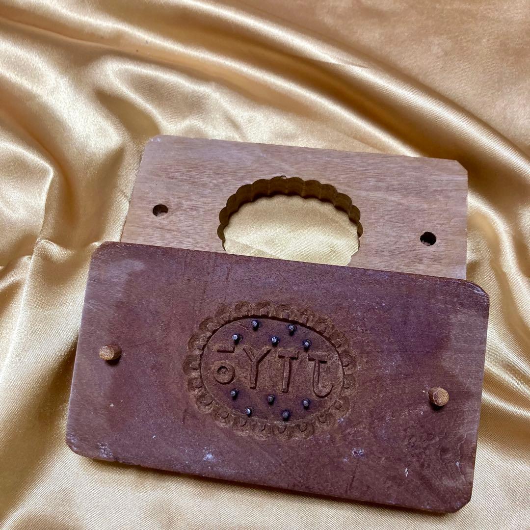 和菓子型 木製 セット　干菓子　生菓子