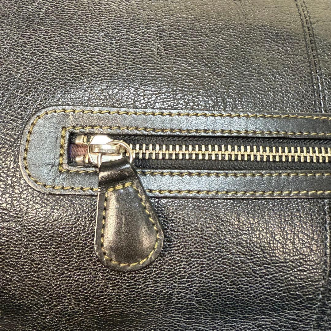 【美品】ソメスサドル ショルダーバッグ メッセンジャーバッグ レザー ブラック