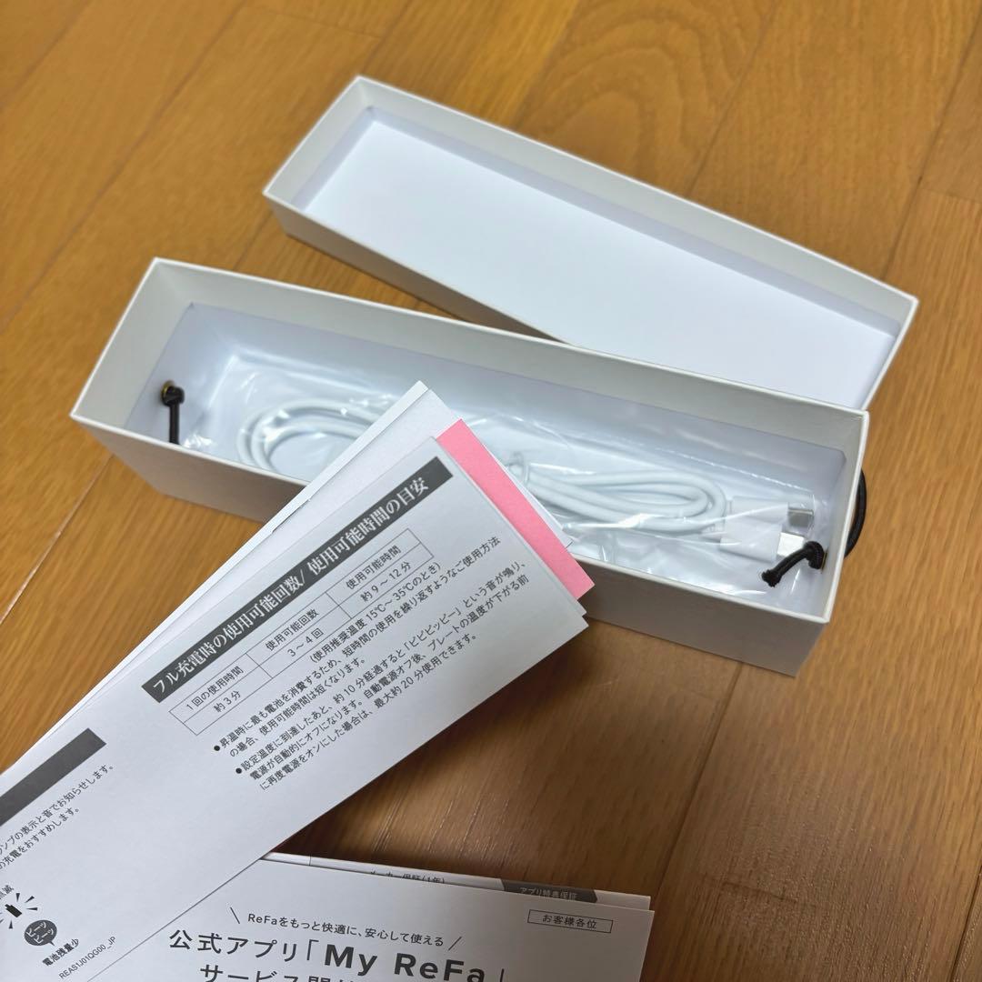 ReFa ストレートヘアアイロン　ホワイト