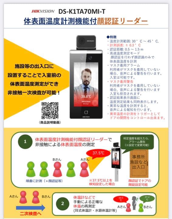 体表面温度測定hikvision