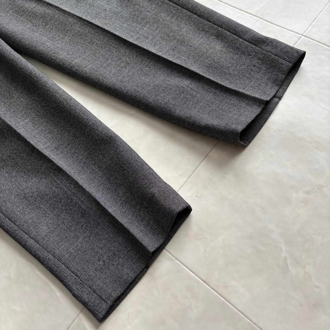 美品✨グリーンレーベルリラクシング ノーカラーセットアップ グレー 36 S相当