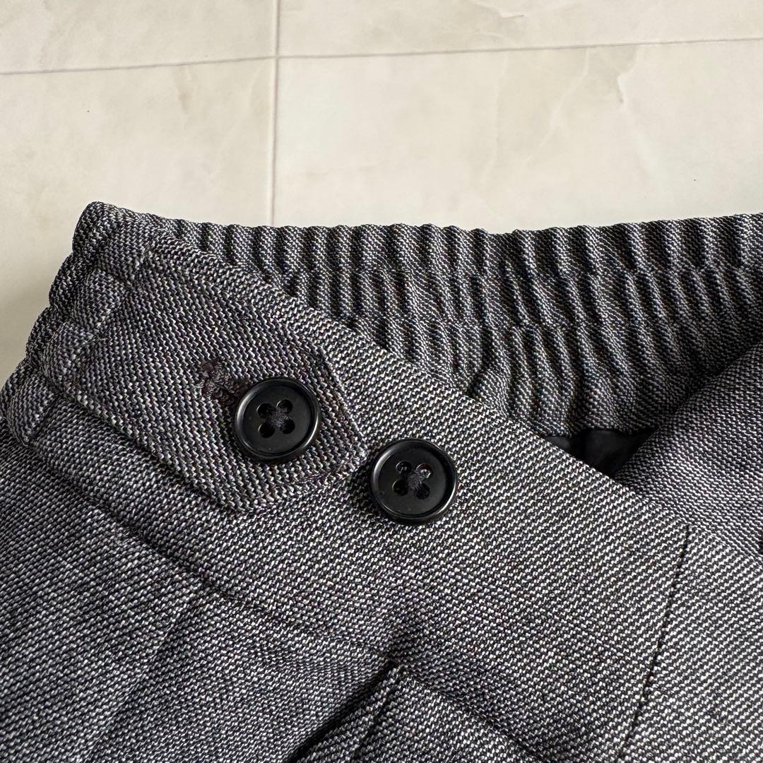 美品✨グリーンレーベルリラクシング ノーカラーセットアップ グレー 36 S相当